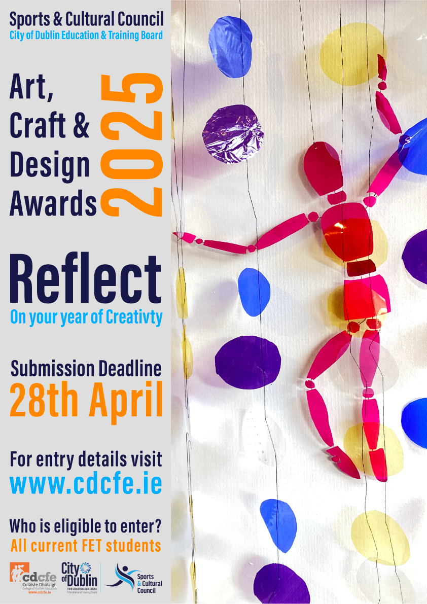 Art, Craft & Design awards poster